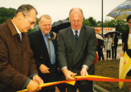 Namur. Wépion. RN 92. Inauguration du giratoire "Long-Point" Chaussée de Dinant.