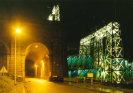Le Roeulx. Illuminations de l'ascenseur de Strépy-Thieu.