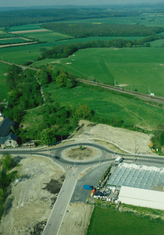 Beauraing. Phase 1 du contournement de la ville.