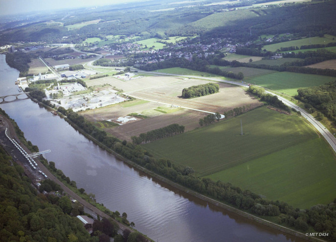 Engis. Hermalle-sous-Huy. Vues aériennes.