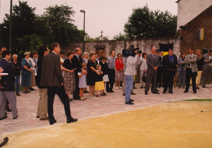 Chastre. Cortil-Noirmont. Inauguration par M. le Ministre Lebrun de la place et du tronçon RN 273.