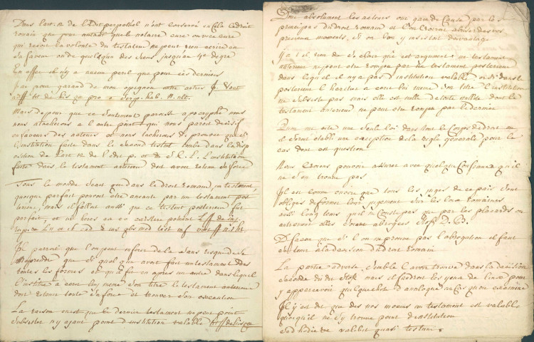 Requête de Pierre Meijsmans contre Michel Bijdans dans une affaire relative à un testament.