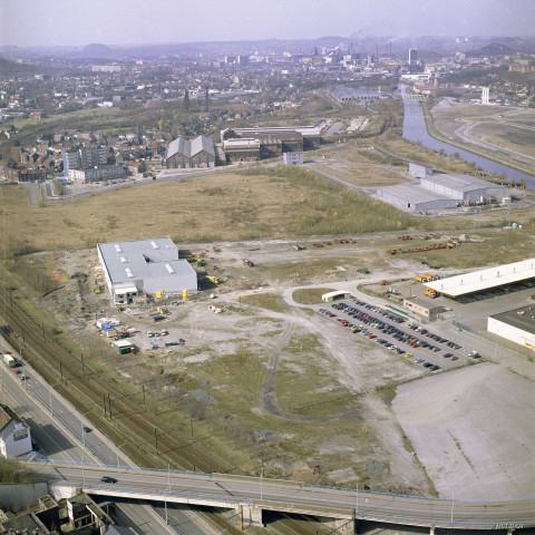 Charleroi. Couillet. Basse Sambre. Vues aériennes.