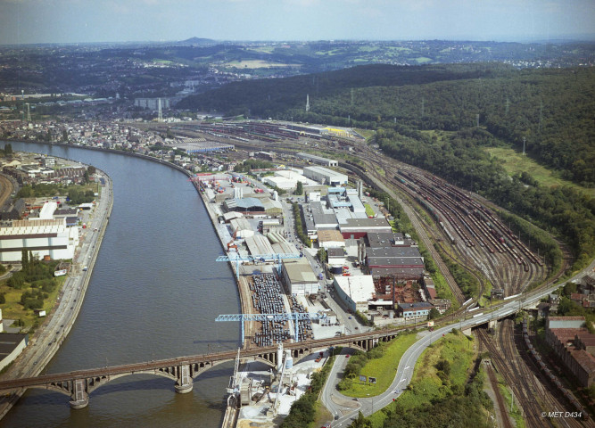 Liège. Angleur. Vues aériennes.