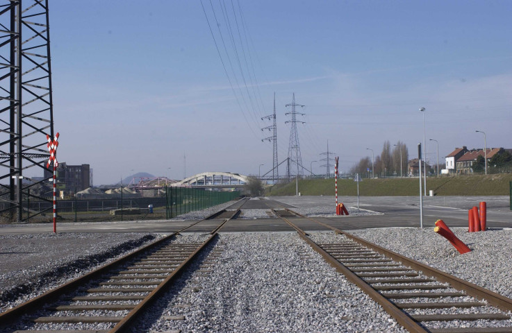 Charleroi. Montignies-sur-Sambre. Basse Sambre. Plateforme Multimodale.