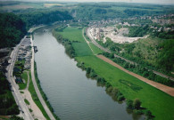 Andenne. Namêche. Meuse. Rive gauche entre le pont de Namêche et Gevrine.