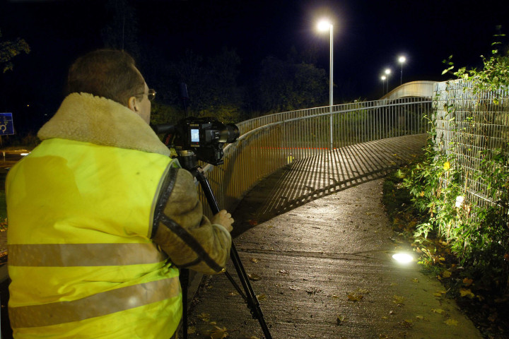 Herve. Passerelles. Eclairages publics.