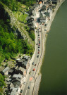 Dinant. Aménagements de la chaussée (de et vers le rocher "Bayard").