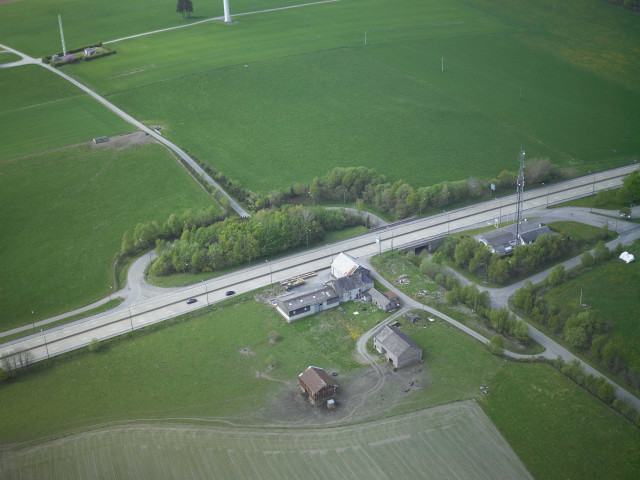 Sainte-Ode. Tillet. N4. Echangeur de Flamierge.