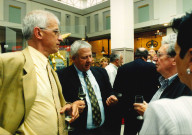 Liège. Belle-Ile. inauguration de l'exposition sur l'histoire du pont de Fragnée.