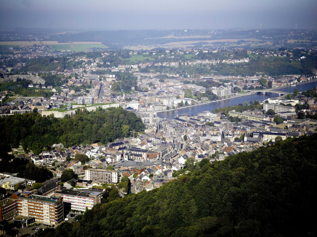Huy. Vues aériennes.