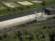 Tubize. Clabecq. Canal Charleroi-Bruxelles. Quai de déchargement.