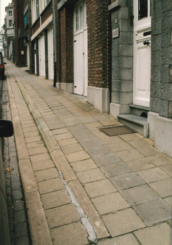 Namur. Bouge. Chaussée de Louvain, 36. Expertise d'un défoncement du trottoir.