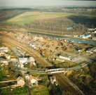 Courcelles. Canal Charleroi-Bruxelles. Zone portuaire.