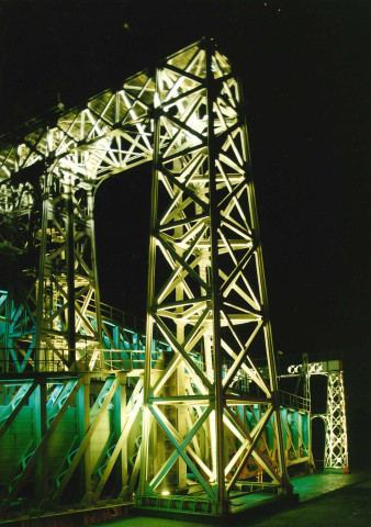 Le Roeulx. Illuminations de l'ascenseur de Strépy-Thieu.