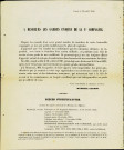 Document dans lequel Adolphe Wesmael-Legros répond aux attaques qu'il doit subir de la part de certains, dans le cadre de sa candidature au grade de capitaine des Gardes civiques de la 2e compagnie.