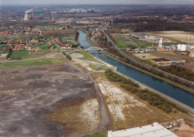 Saint-Ghislain. Baudour. Quai public et zoning industriel de Ghlin et Baudour.