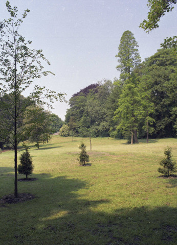 Jumet. Aménagement du parc Bivord, rue Watelaer.