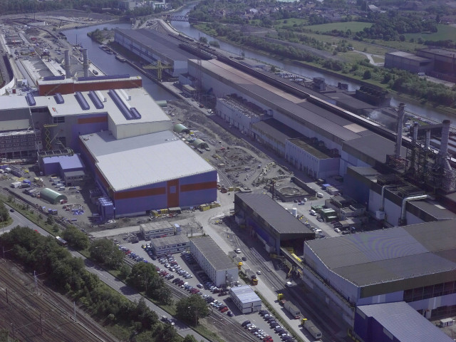 Châtelet. Nougine & ALZ (groupe Arcelor).