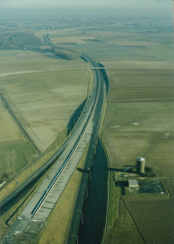 Enghien. Ollignies. Autoroute A8 (E429). Travaux en cours et futurs.