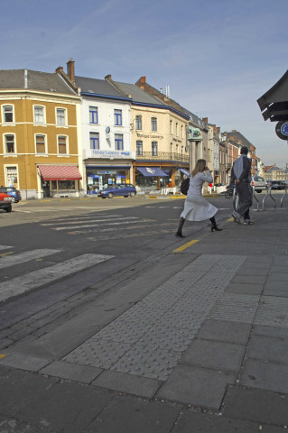 La Louvière. Aménagements pour vélos.