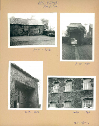 Tapuscrit d'une étude de Maurice Lang intitulée Un peu d'histoire à propos l'ancienne halle ou maison de ville de Malmedy.