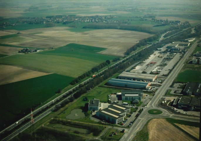 Charleroi. Gosselies. Future zone d'activités industrielles.