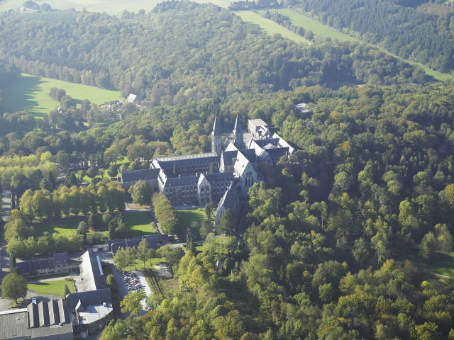 Anhée. Abbaye de Maredsous.
