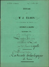 Location de la ferme de la Pierre du Diable par Monsieur Alexandre Capelle. Extrait destiné à la Société archéologique de Namur. Étude de Maître J. Éloin, notaire à Namur, rue du Président 16.