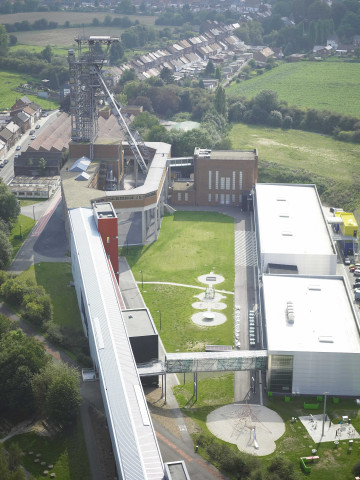 Frameries. Parc d'activités scientifiques. Vues aériennes.