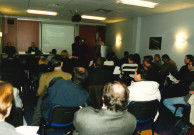 Grâce-Hollogne. Bierset. Conférence de presse Passagers à l'aéroport.