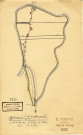 Charbonnage de l'île de Mornimont. Plan annexé à la demande de concession MM Charlier-de Coppin, de Behr.