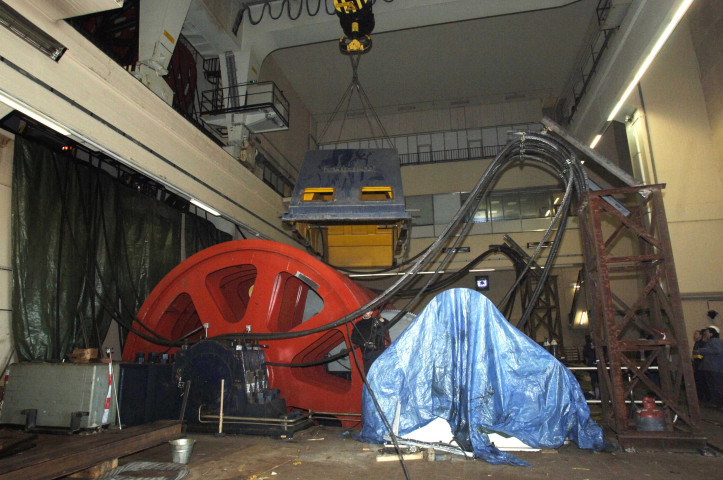 Braine-le-Comte. Canal du Centre. Plan incliné de Ronquières. Salle des machines.