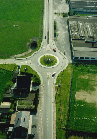 Beauraing. Gozin. Réaménagement de la route vers Rochefort à hauteur du parc industriel.
