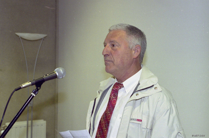 Namur. CAMET. Ancien restaurant. Départ en retraite de M. Ir. JM CRENIER, Inspecteur général.