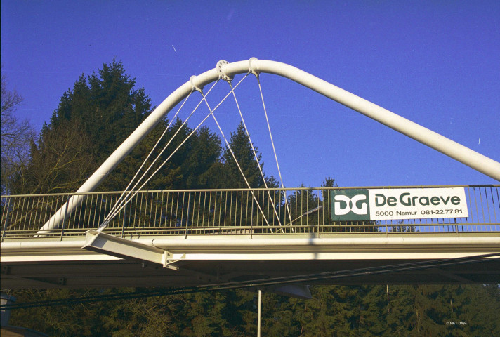 Gembloux. RAVeL. RN 4. Passerelle.