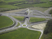 Marche-en-Famenne. Aye. N4/N839. Nouveau contournement nord-ouest.