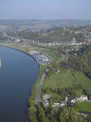Huy. Statte. Vues aériennes de la Meuse. Port.