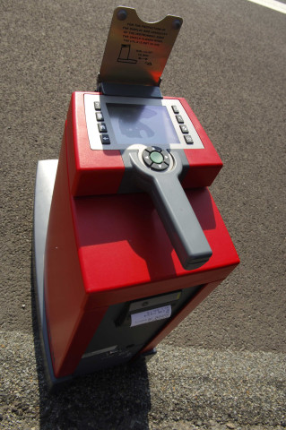 Esneux. Tilff. Essais de marquage au sol.