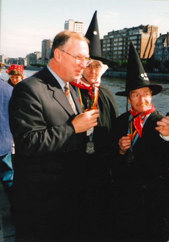 Liège. Inaugurations du rivage de Fragnée et de l'amphithéâtre van Beneden.