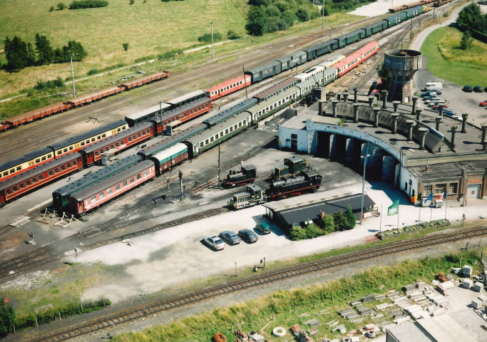 Mariembourg. Train à vapeur.
