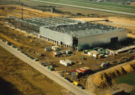 Grace-Hollogne. Bierset. Evolution des travaux aux installations aéroportuaires.