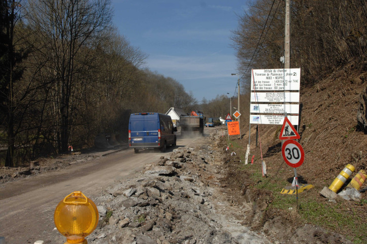 Neupré. Traversée de Plainevaux. Hout-Si-Plout. Chantier expérimental.