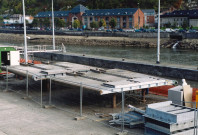 Dinant. Ecluse no 4. Travaux sur les portes et les aqueducs larons.