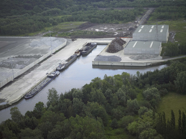 Farciennes. Vues aériennes.