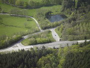 Nassogne. Harsin. Echangeur Harsin - N4. Carrefour Grune.