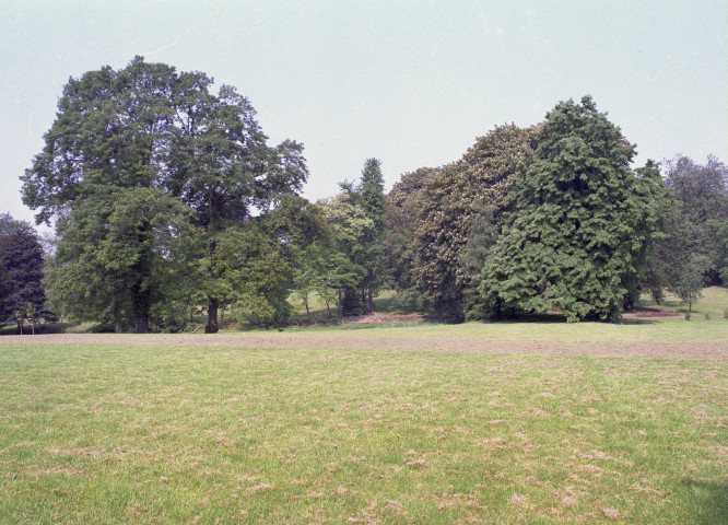 Jumet. Aménagement du parc Bivord, rue Watelaer.