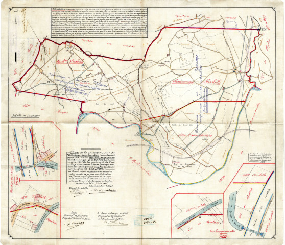 Plan de la concession dite de Velaine-sur-Sambre...