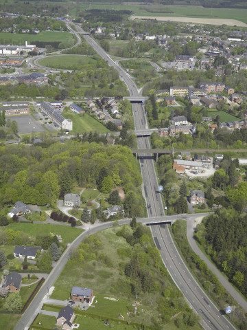 Fauvillers. Hollange. N4. Vues aériennes.