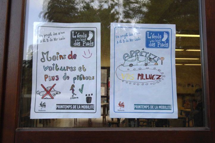 Court-Saint-Etienne. Printemps de la mobilité. Sécurité aux abords des écoles.